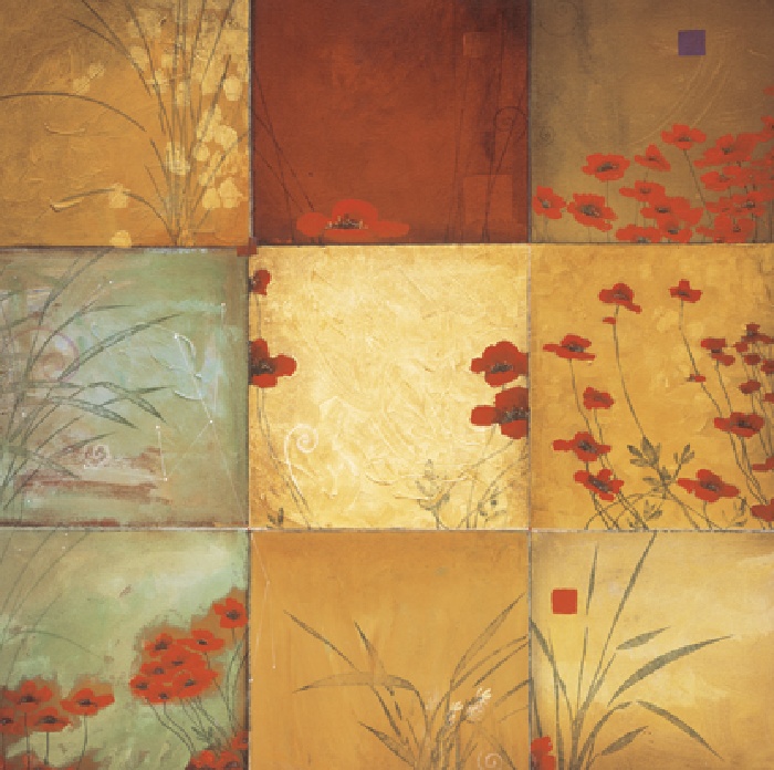 Poppy Nine Patch painting - Don Li-Leger Poppy Nine Patch art painting